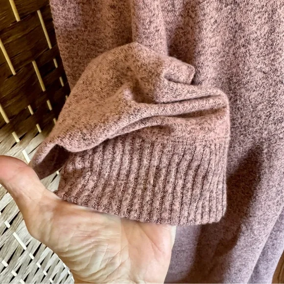 NWOT marled mauve d&co. sweater / sweatshirt 4X - Picture 4 of 11